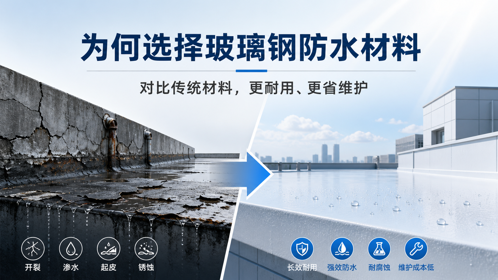 在兴安,为何选择玻璃钢防水材料而非传统材料