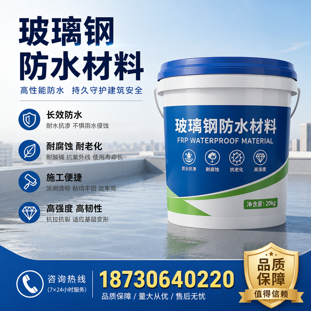 专家解析:玻璃钢防水材料的市场前景分析在 兴安